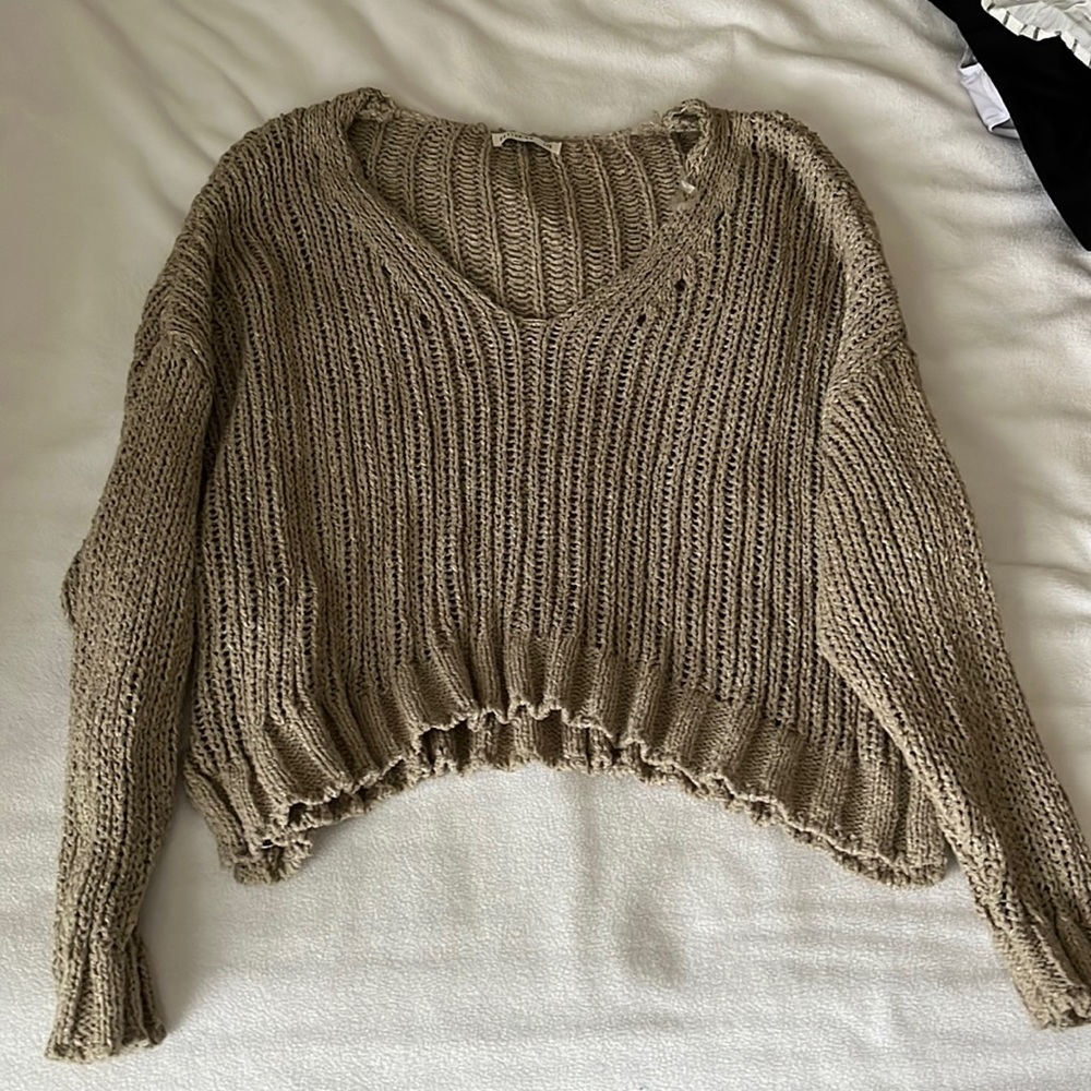 Tan Sweater